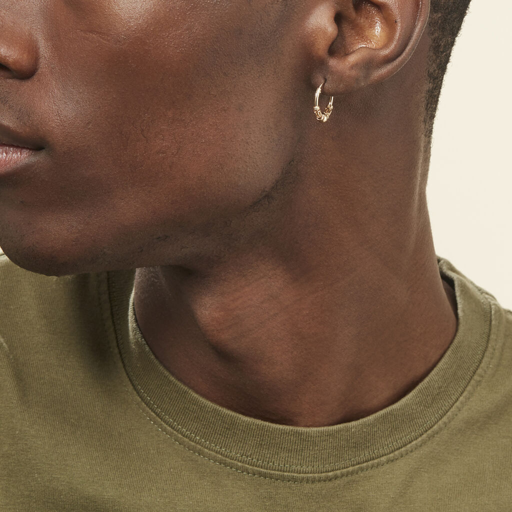 Créoles Tehanie Plaqué Or Jaune - Boucles d'oreilles créoles Femme | Histoire d’Or