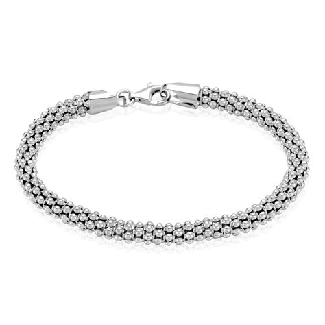Bracelet Nahila Argent Blanc - Bracelets chaîne Femme | Histoire d’Or