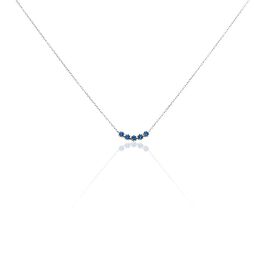 Collier Karrie Argent Blanc Oxyde De Zirconium - Colliers fantaisie Femme | Histoire d’Or