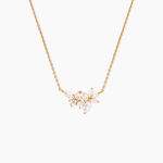 Collier Waouh Plaqu&eacute; Or Jaune Oxyde De Zirconium - Colliers Femme | Histoire d&rsquo;Or