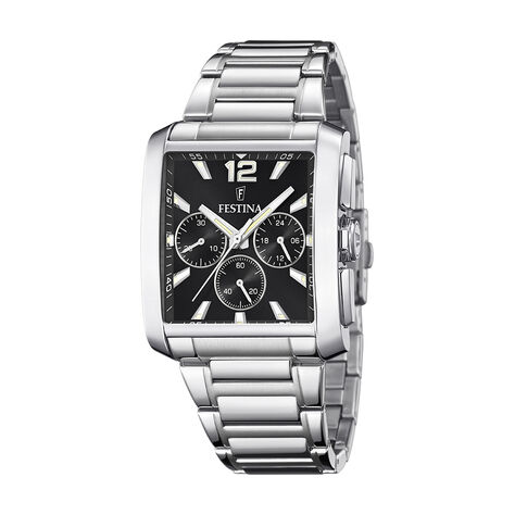 Montre Festina On The Square Chrono Noir - Montres Homme | Histoire d’Or