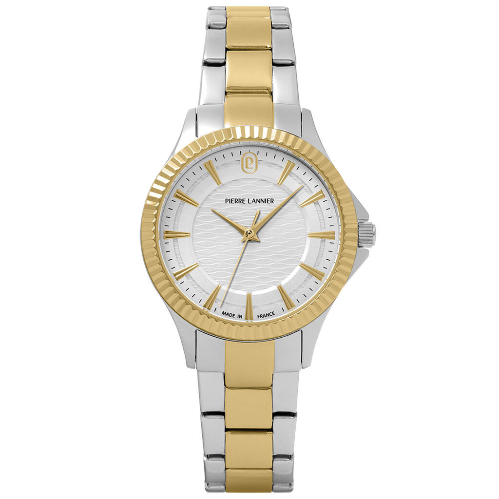 Montre Pierre Lannier Metropolitain Argent&eacute; - Montres Femme | Histoire d&rsquo;Or