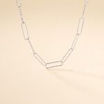 Chaine Hekla Argent Blanc - Chaines Femme | Histoire d&rsquo;Or