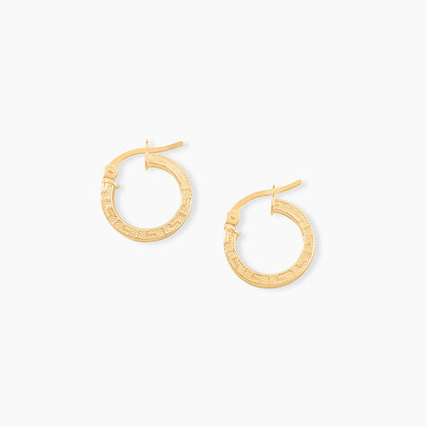 Créoles Xanthia Or Jaune - Boucles d'oreilles créoles Femme | Histoire d’Or
