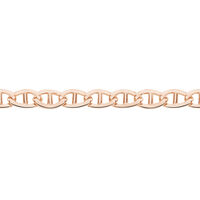 Collier Capucin Or Rose Maille Marine Plate