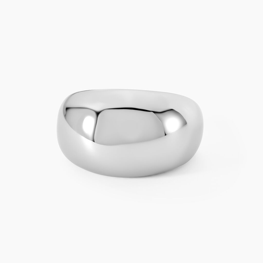 Bague Cleoria Acier Blanc - Bagues fantaisie Femme | Histoire d&rsquo;Or