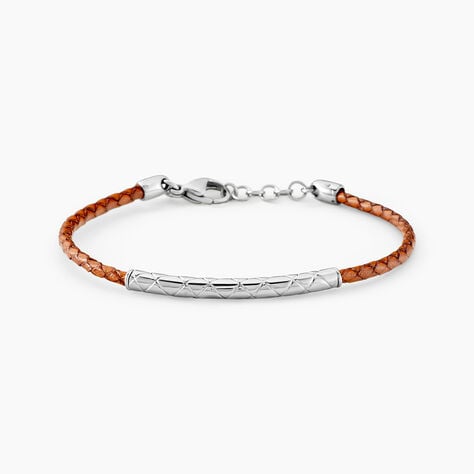 Bracelet Jourdan Cuir De Vache Marron - Bracelets Homme | Histoire d&rsquo;Or