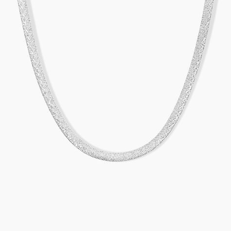 Collier Zoubeida Argent Blanc - Chaines Femme | Histoire d’Or
