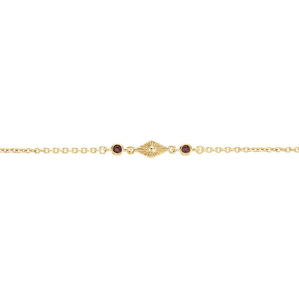 Bracelet Azteque Plaqué Or Jaune Oxyde De Zirconium - Bracelets Femme | Histoire d’Or