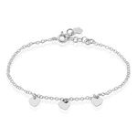 Bracelet Maryline Argent Blanc - Bracelets Femme | Histoire d&rsquo;Or