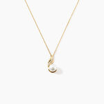 Collier Leta Or Jaune Perle De Culture Et Oxyde De Zirconium - Colliers Femme | Histoire d&rsquo;Or