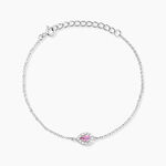 Bracelet Court Argent Blanc Tania Oxyde De Zirconium - Bracelets Femme | Histoire d&rsquo;Or