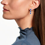 Boucles D'Oreilles Pendantes Margot Argent Blanc Lapis Lazuli Oxyde De Zirconium - Boucles d'oreilles pendantes Femme | Histoire d&rsquo;Or