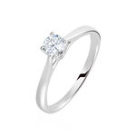 Bague Solitaire Victoria Platine Blanc Diamant - Bagues solitaires Femme | Histoire d&rsquo;Or