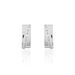 Créoles Timira Rondes Or Blanc Diamant - Boucles d'oreilles créoles Femme | Histoire d’Or