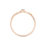 Bague Farila Or Rose Diamant - Bagues avec pierre Femme | Histoire d&rsquo;Or