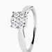 Bague Charlene Platine Blanc Diamant - Bagues avec pierre Femme | Histoire d&rsquo;Or