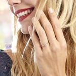 Bague Solitaire Anatoline Or Blanc Oxyde De Zirconium - Bagues solitaires Femme | Histoire d&rsquo;Or