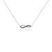 Collier Prudentia Argent Blanc Oxyde De Zirconium - Colliers fantaisie Femme | Histoire d’Or
