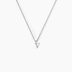 Collier Neruda Argent Blanc Oxyde De Zirconium - Colliers fantaisie Femme | Histoire d&rsquo;Or