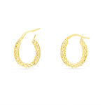 Cr&eacute;oles Udara Or Jaune - Boucles d'oreilles cr&eacute;oles Femme | Histoire d&rsquo;Or