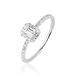 Bague Solitaire Meylia Or Blanc Diamant - Bagues solitaires Femme | Histoire d’Or