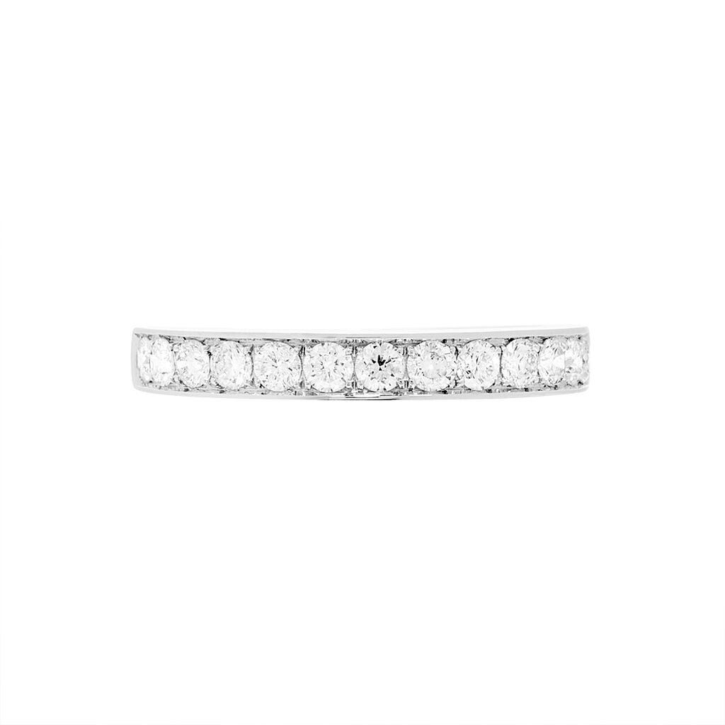 Alliance Pristina Or Blanc Diamant - Alliances Femme | Histoire d’Or
