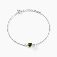 Bracelet Atieno Argent Blanc Oxyde De Zirconium