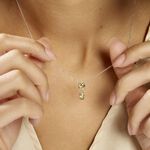 Collier Argent Blanc Brenna Oxydes De Zirconium - Colliers fantaisie Femme | Histoire d&rsquo;Or