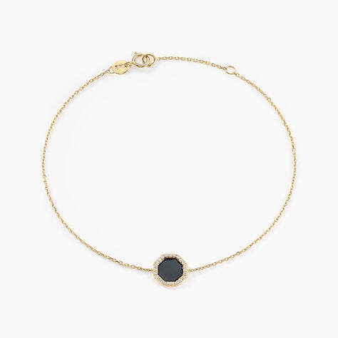 Bracelet Enos Or Jaune Oxyde De Zirconium - Bracelets Femme | Histoire d&rsquo;Or
