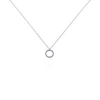 Collier Ambroisie Argent Blanc Oxyde De Zirconium