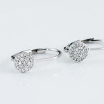 Boucles D'oreilles Pendantes Ursilla Or Blanc Diamants - Boucles d'oreilles pendantes Femme | Histoire d&rsquo;Or