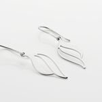Boucles D'oreilles Pendantes Argent Blanc Prudent - Boucles d'oreilles fantaisie Femme | Histoire d&rsquo;Or
