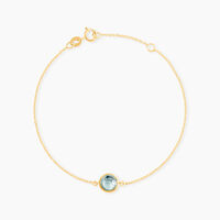 Bracelet Or Jaune Arenale Topaze