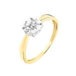 Bague Solitaire Maurena Or Jaune Oxyde De Zirconium - Bagues solitaires Femme | Histoire d&rsquo;Or