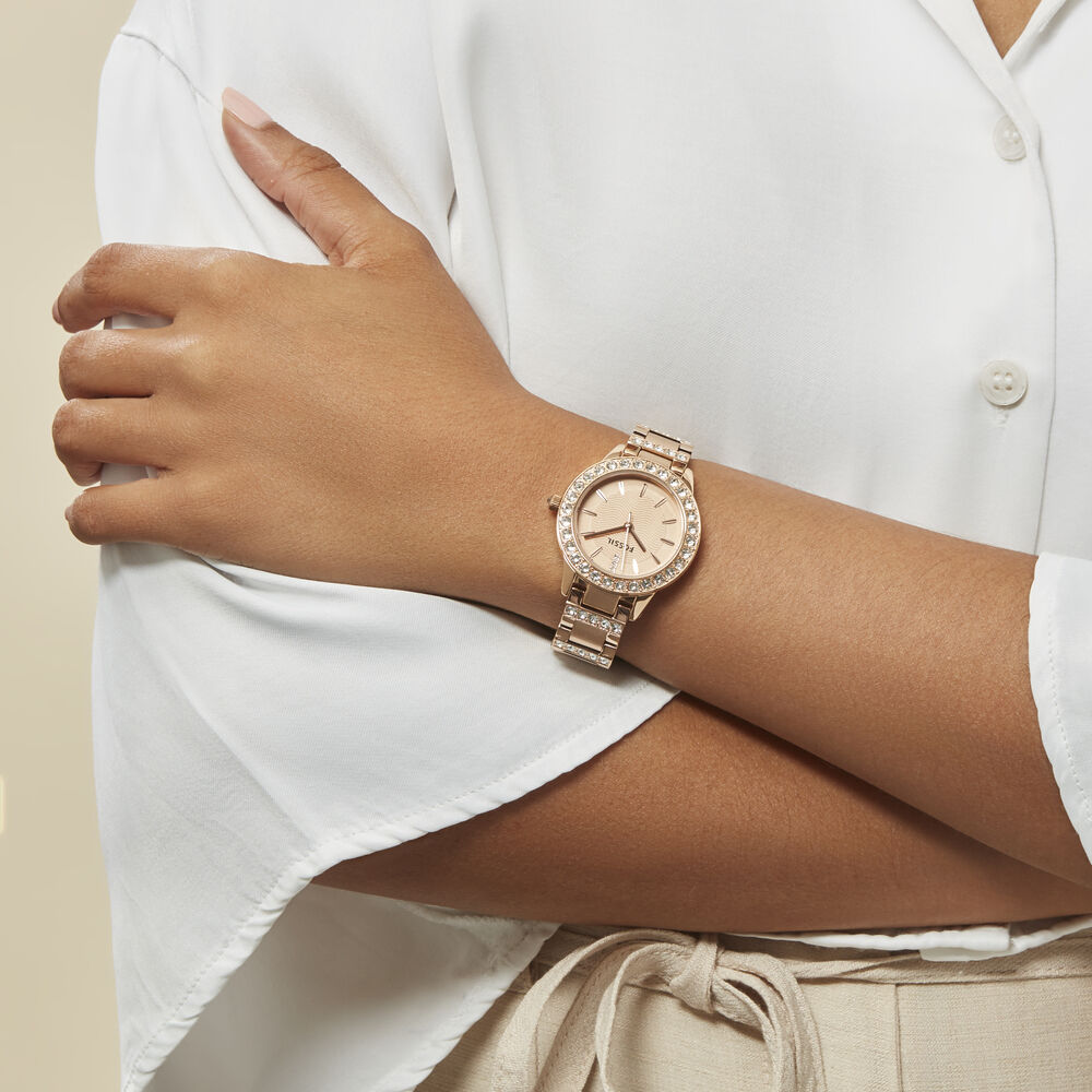 Bracelet Or/Rosé Femme | Bijoux Fossil * Les Soupirs