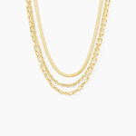 Collier Cherilyn Acier Dor&eacute; - Bijoux sans pierre Femme | Histoire d&rsquo;Or