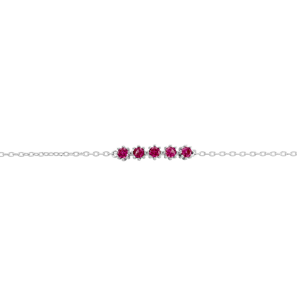 Bracelet Karrie Argent Blanc Oxyde De Zirconium - Bracelets Femme | Histoire d’Or