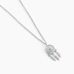 Collier Islene Argent Blanc Oxyde De Zirconium - Colliers fantaisie Femme | Histoire d&rsquo;Or
