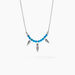 Collier Lottie Argent Blanc Turquoise - Colliers fantaisie Femme | Histoire d’Or