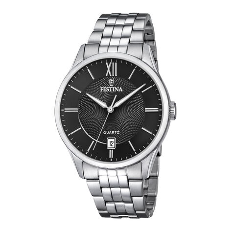 Montre Festina Classique Noir - Montres Homme | Histoire d’Or