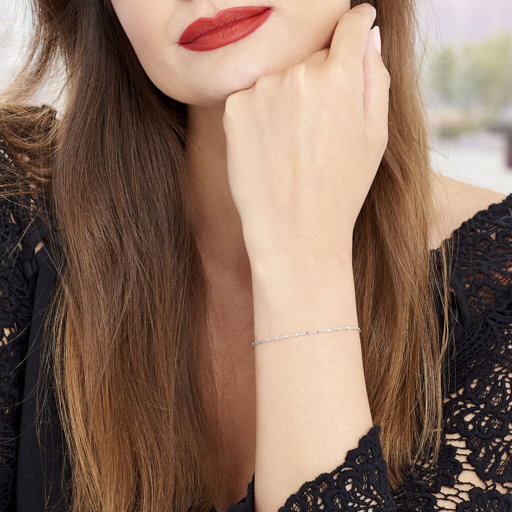 Bracelet Danael Argent Blanc - Bracelets Femme | Histoire d’Or