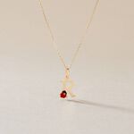 Pendentif Helidie Coccinelle Lettre Or Jaune - Pendentifs Enfant | Histoire d&rsquo;Or