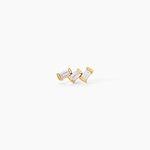 Piercing Pax Or Jaune Diamant Synth&eacute;tique - Piercings d'oreilles Femme | Histoire d&rsquo;Or