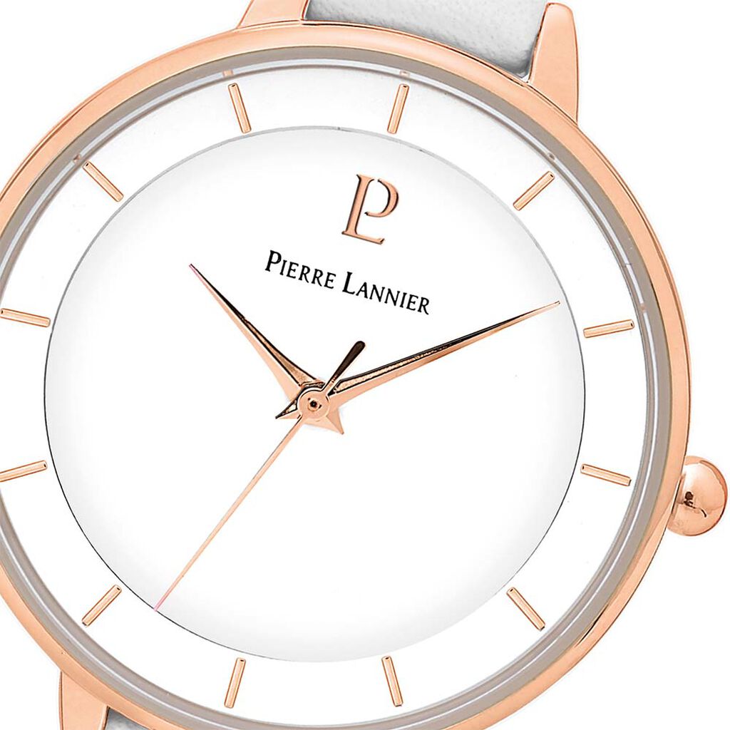 Montre Pierre Lannier Delice Blanc - Montres Femme | Histoire d’Or