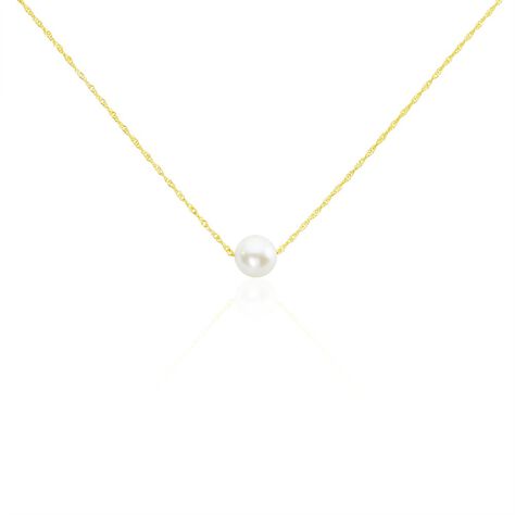 Collier Or Jaune Bibimo Perle De Culture - Colliers Femme | Histoire d’Or