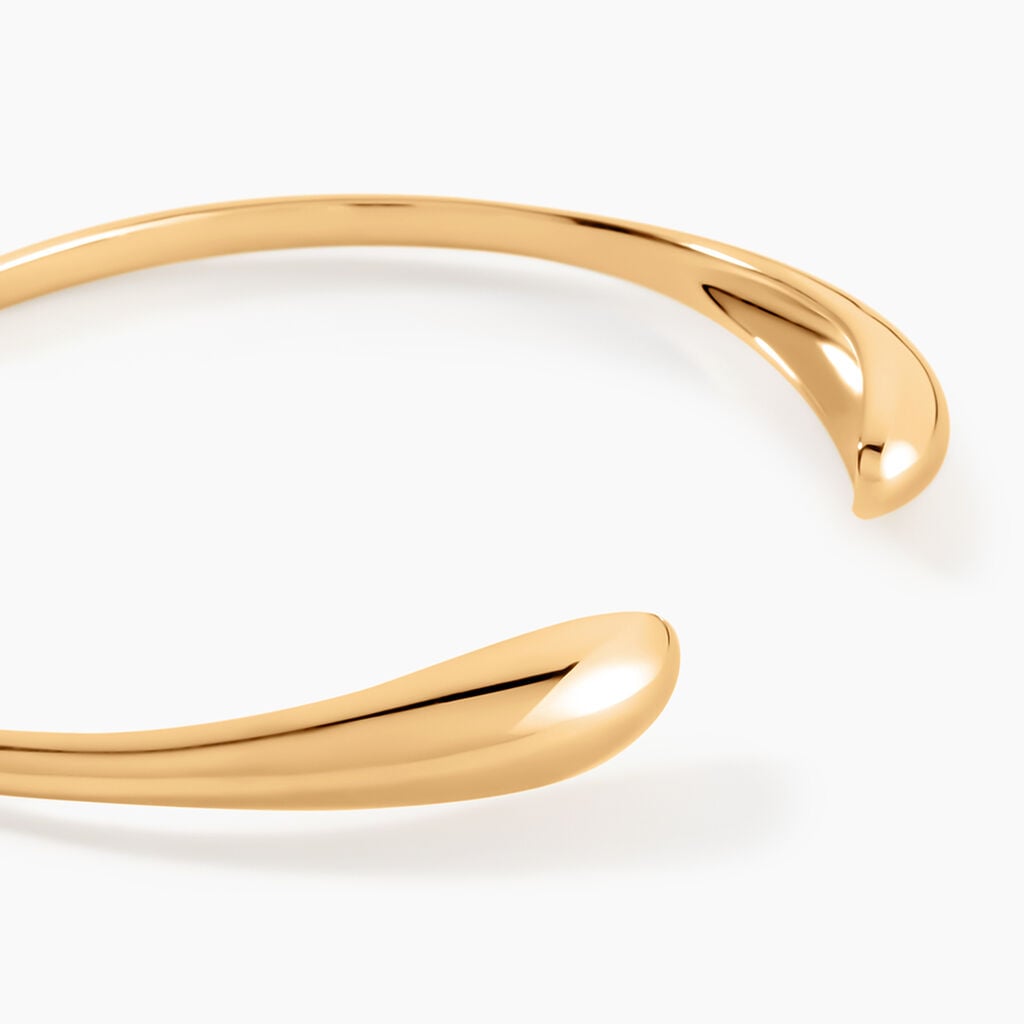 Bracelet Jonc Classic Bold Plaqu&eacute; Or Jaune - Bracelets joncs Femme | Histoire d&rsquo;Or