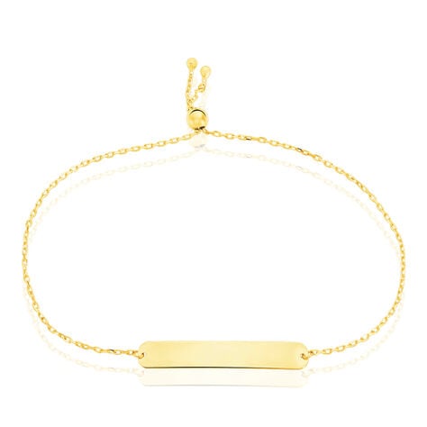Bracelet Identit&eacute; Peronille Or Jaune - Gourmettes Femme | Histoire d&rsquo;Or
