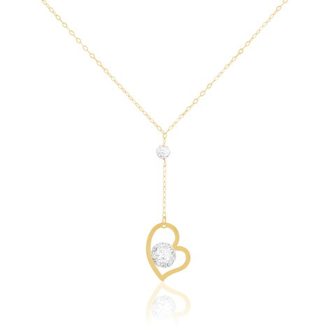 Collier Or Jaune Strass - Colliers Femme | Histoire d’Or