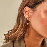 Boucles D'Oreilles Pendantes Klavdija Or Jaune Oxyde De Zirconium - Boucles d'oreilles pendantes Femme | Histoire d&rsquo;Or